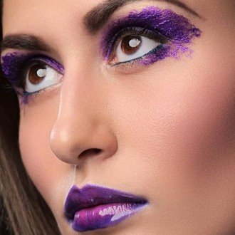 Макіяж з фіолетовими тінями 2017 фото ідеї нові варіанти