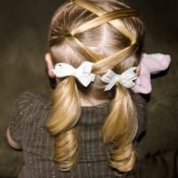 Вечірні зачіски для дівчаток 2017