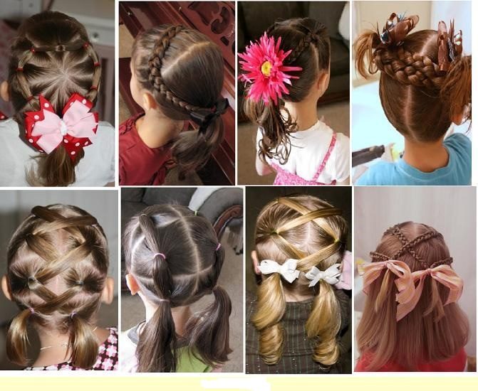 Дитячі зачіски на кожен день фото