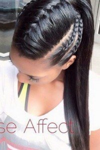 Зачіска кінський хвіст з начосом, косами 78 фото, 3 відео