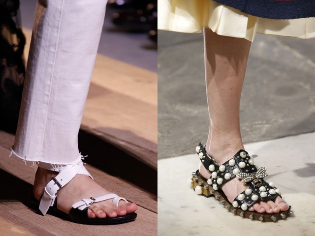 Модні жіночі сандалі весна літо 2017 фото