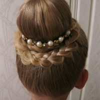 Вечірні зачіски для дівчаток 2017