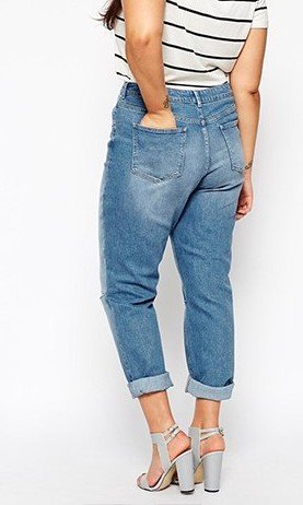 Модні джинси для повних дівчат 2017