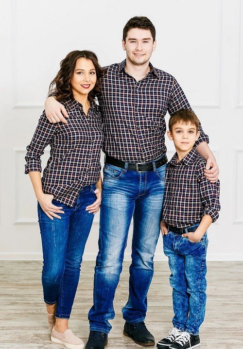 Стиль Family look   модний одяг для родини: фото однакових комплектів   ідеї, тренди, образи