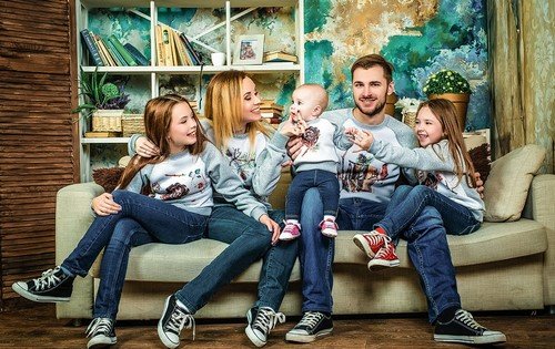 Стиль Family look   модний одяг для родини: фото однакових комплектів   ідеї, тренди, образи