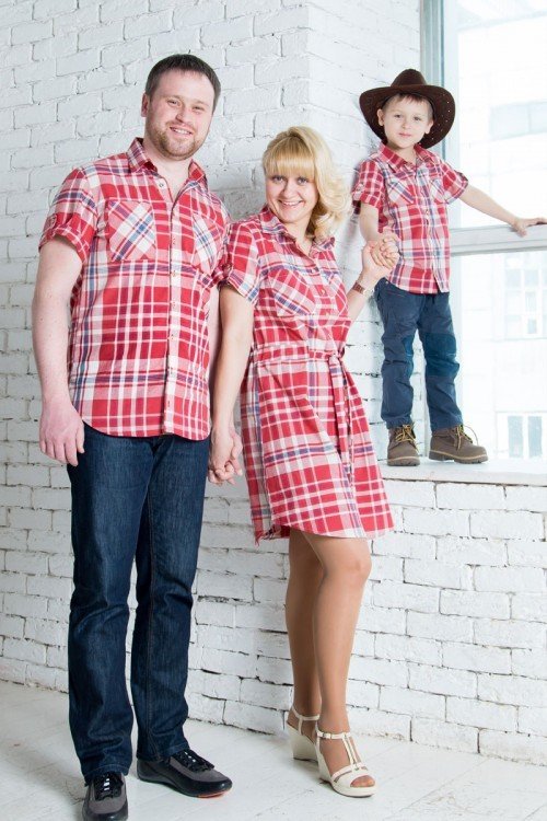 Стиль Family look   модний одяг для родини: фото однакових комплектів   ідеї, тренди, образи