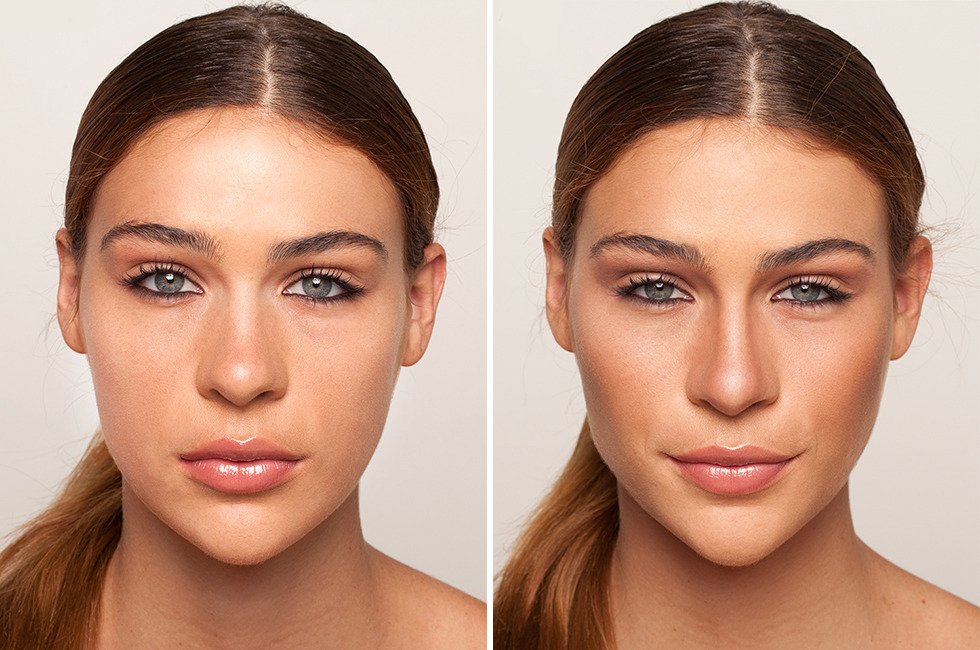 Як зробити ніс менше з допомогою макіяжу: контурування, візуальне зменшення