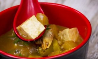 Корейський суп з морепродуктів. Простий покроковий рецепт!