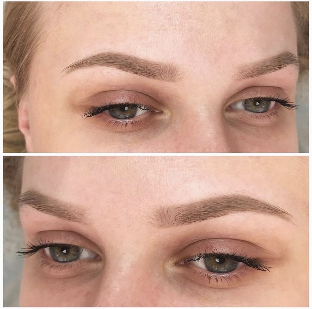 Про микроблейдинге пудрових бровах: що краще вибрати, чим відрізняються процедури Про микроблейдинге пудрових бровах: що краще вибрати, чим відрізняються процедури