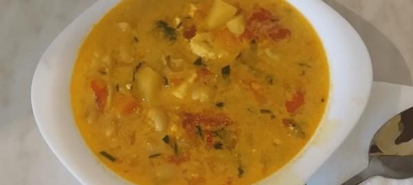 Овочевий суп з квасолею з приправами в індійському стилі   дивовижно смачно!
