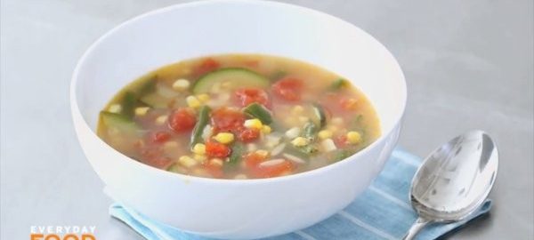 Овочевий суп з рисом   річний рецепт приготування
