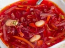 Рецепт борщу з буряками й капустою