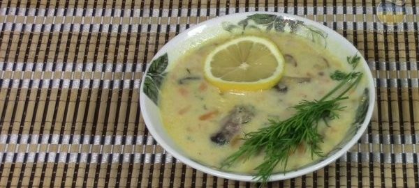 Рибний суп з грибами   покроковий рецепт з фото