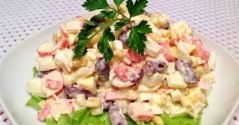 Салат з помідорами і крабовими паличками   7 рецептів приготування
