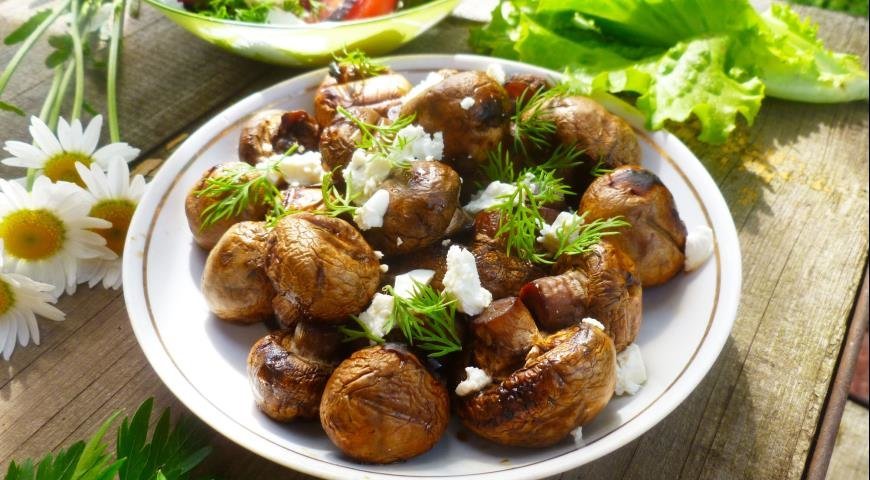 Печериці на мангалі   6 рецептів маринаду