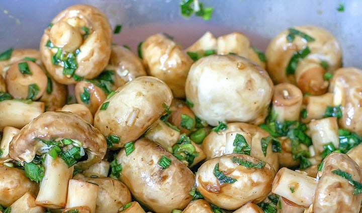 Печериці на мангалі   6 рецептів маринаду