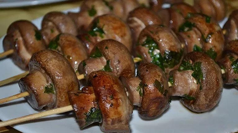 Печериці на мангалі   6 рецептів маринаду