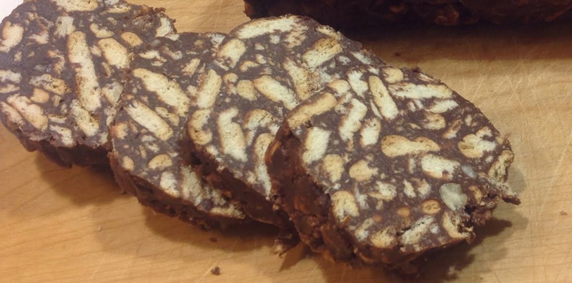 Шоколадна ковбаса з печива   6 смачних і простих рецептів