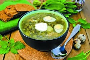 Суп зі щавлем і яйцем: приготування покроково