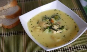Суп з сирними рулетиками   перше оригінальне блюдо!