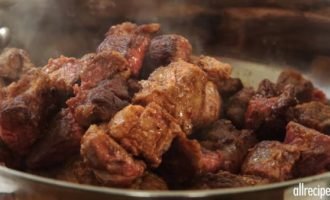Суп з смаженим мясом   покроковий рецепт з фото