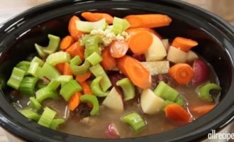 Суп з смаженим мясом   покроковий рецепт з фото