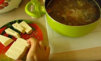 Сирний суп з мясом. Покроковий рецепт з фото!