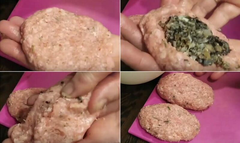 Мясні зрази з начинкою з грибів та з яєць — 6 покрокових рецептів в духовці на сковороді