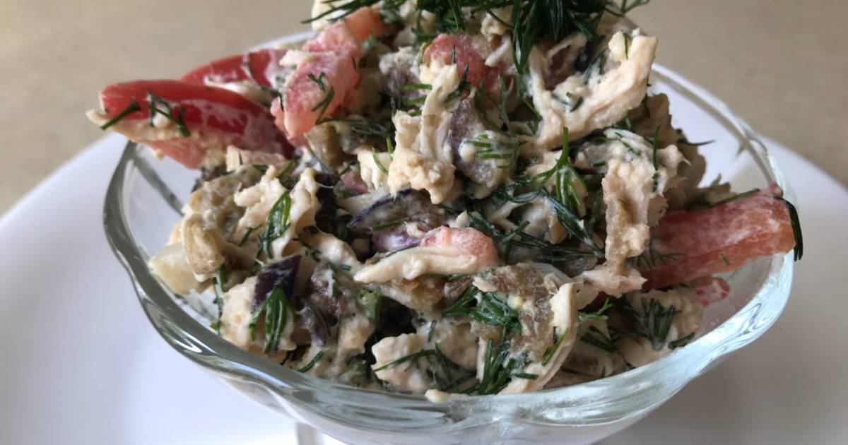 Салат з баклажанів   9 рецептів приготування