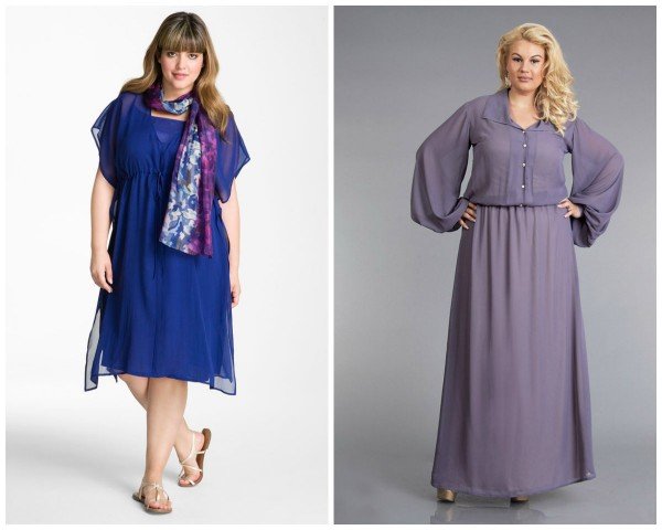 Сукні з шифону для жінок 50 років: модні тенденції, фото