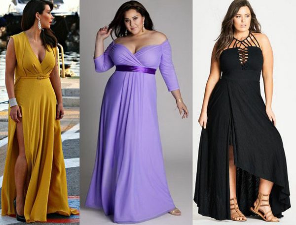 Сукні для повних жінок: фото модних моделей