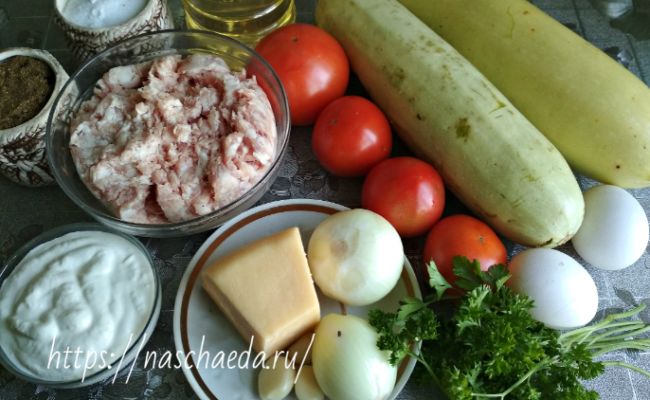 Запіканка з кабачків в духовці з фаршем — прості і смачні рецепти