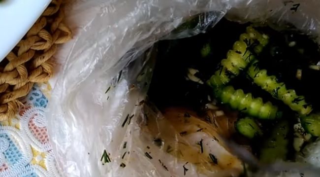 Малосольні огірки в пакет — рецепти швидкого приготування