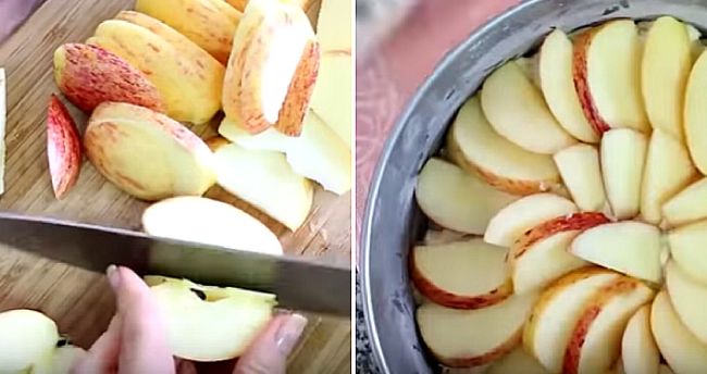 Пишна шарлотка з яблуками в духовці. Прості і смачні рецепти