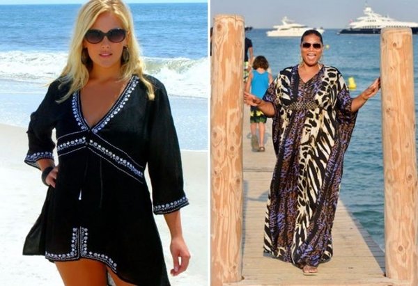 Що вдягнути на пляж повній жінці: фото модних і стильних образів