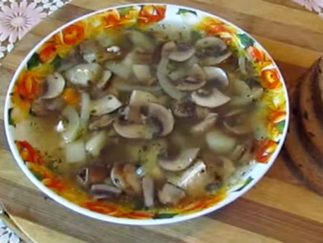 Суп грибний з печериць — 10 рецептів приготування супу зі свіжими грибами