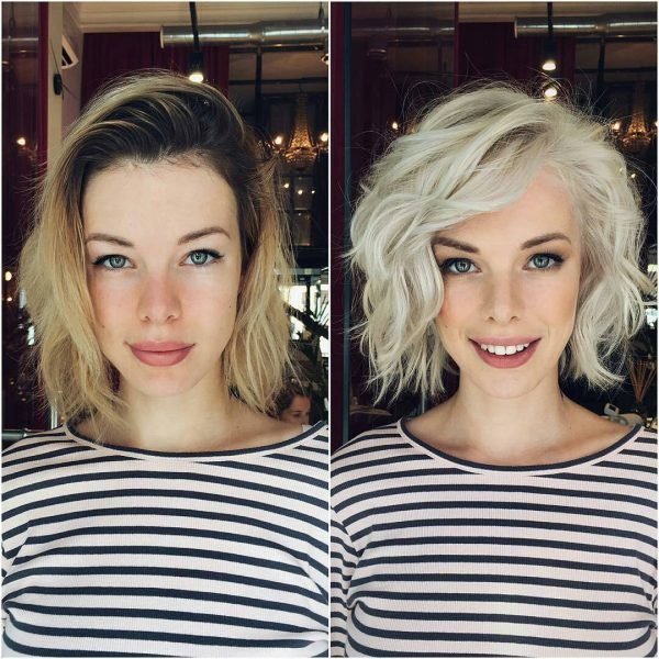 Стрижки на рідкісні волосся – фото до і після: з чубчиком, без чубка