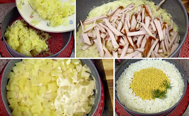Салат з куркою та ананасом — 13 класичних рецептів