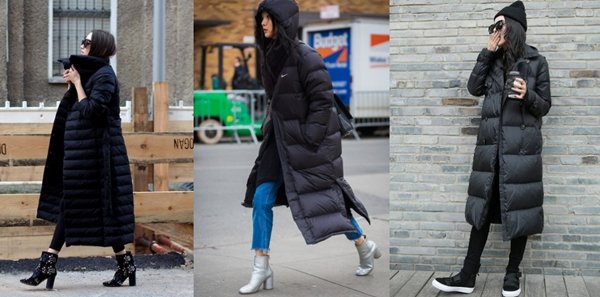 Яке взуття носити з довгим пуховиком: як поєднувати взимку, фото модних образів