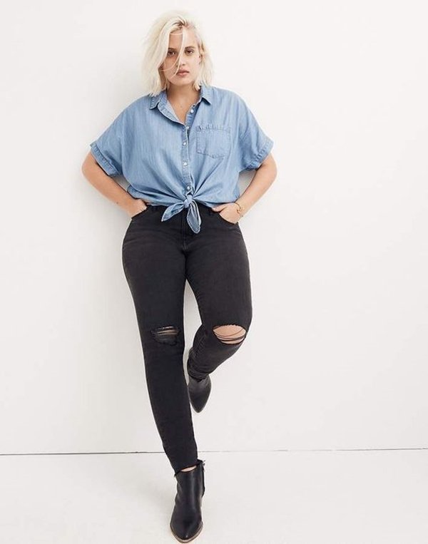 Модні джинси для повних жінок 2020: головні тенденції, тренди, новинки