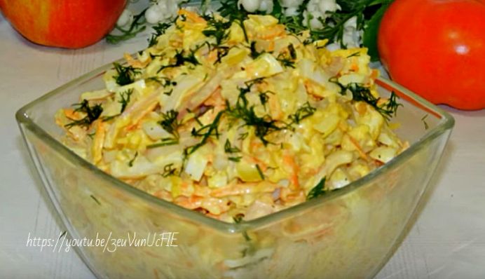 Салати з кальмарами – рецепти простих і смачних салатів